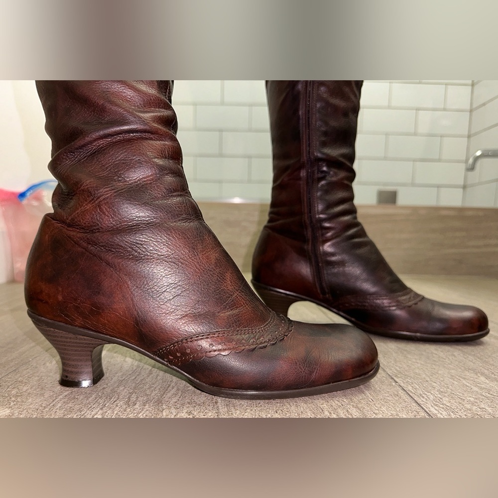 La Canadienne waterproof Italian leather boots women’s size 9M - Picture 13 of 16